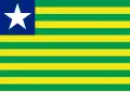 Older flag of Piauí, used from July 24, 1922, to 1937, and 1946 to 2005.