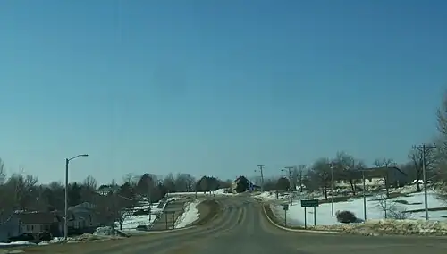 Looking west at Barneveld