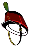 The Barretina (shako), famous symbol of the Colégio Militar