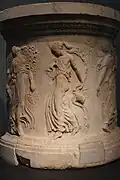 Base with dancing maenads (Parian marble; Sciarra collection; inv. 2.001.482)[22]