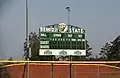 Baseball field scoreboard