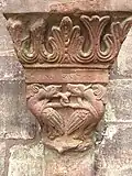 Romanesque capital, northern outside of the main apse of Basel Minster