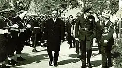 Essebsi as Minister of Defense.