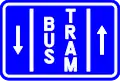 F18: Bus and tram lane