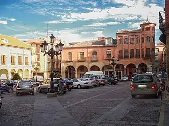 Plaza del Ayuntamiento in Benavente.