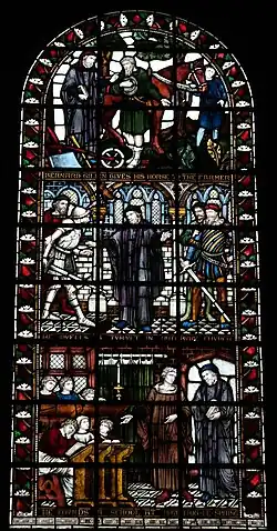 Bernard Gilpin window in Durham Cathedral, England