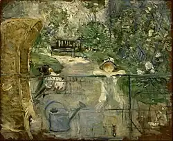 Berthe Morisot, The Basket Chair (1882), 61.3 x 75.5&nbsp;cm