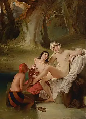 Bathsheba at Her Bath (1834)