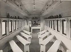 Cookery and needlewok demonstration car