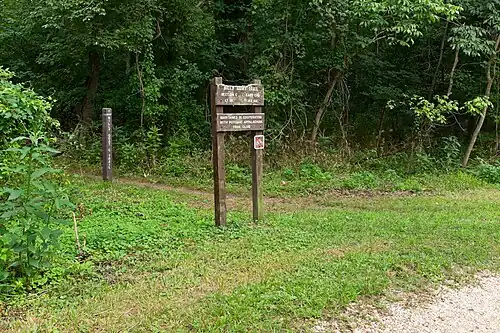 Downstream entrance, near pivot bridge remains on canal
