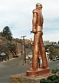 Copper Man statue