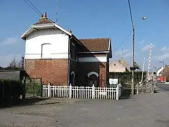 Former train station and border crossing