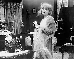 Blanche Sweet indoors, looking up