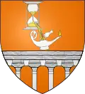 Coat of arms of the Lagouanelle-Dély family.