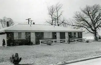 Traditional ranch-style house in Toledo, Ohio, in about 1965