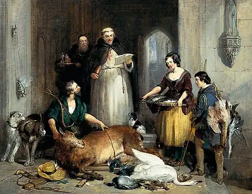 Bolton Abbey in Olden Times by Edwin Landseer