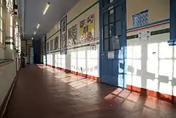 Corridors around the 'quads'