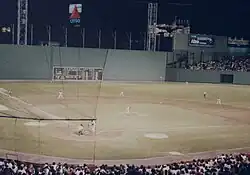 The Red Sox playing the Toronto Blue Jays