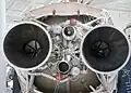 Bottom of first stage of Titan IV-B rocket