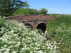 Bridge over the River Foss near Farlington, 54°05′11″N 1°04′31″W﻿ / ﻿54.086257; -1.075253