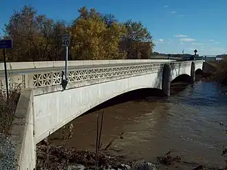 Replacement for Bridge between Monroe and Penn Townships, October 2009