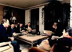 Martin briefs President Reagan on Abu Nidal