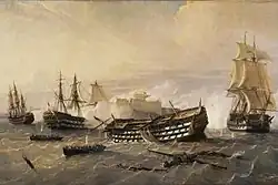 Bombardment of the Morro Castle (Rafael Monleón)