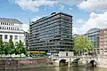 High-rise extension (center) of the historic head office building in Hamburg, erected in 1961-1964 on a design by architect Godber Nissen&nbsp;[de]