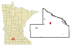 Location of Sleepy Eye, Minnesota