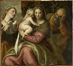 Holy Family with Saint Ursula, Louvre, Paris