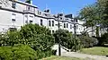 Houses on Rubislaw Terrace viewed from Queen's Terrace Gardens