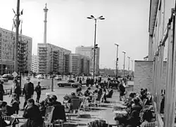 Panel buildings in the western part of the boulevard (1967)