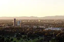 Looking northwest over Burbank from Griffith Park