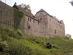 The west side and the Voitschen Ansitz