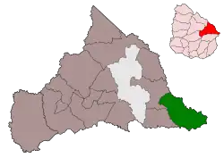 Map of the Municipality of Río Branco