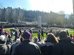 CFB Chilliwack memorial at Keith Wilson and Vedder Nov 11 2018