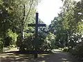 Giant cross at the cemetery