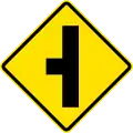 PI-4dL Minor road ahead on left