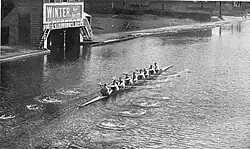 CUBC practising in 1899