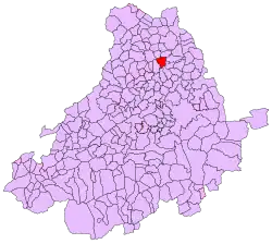 Cabizuela within Ávila province