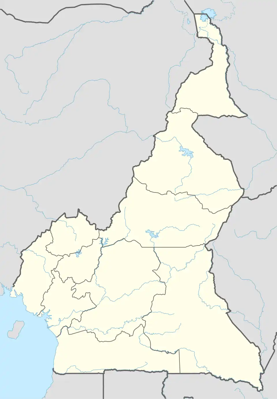 Bakebe is located in Cameroon