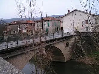 The bridge in Campagne-sur-Arize