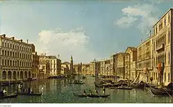 Venice the Grand Canal from the Palazzo Foscari to the Carità