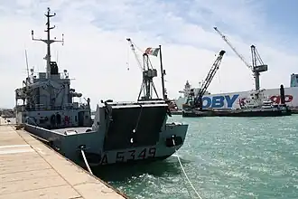 Caprera (A&nbsp;5349) in 2013 in Port of Livorno