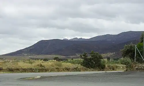 View of Sierra de Altamira near Carrascalejo