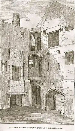 The Old Rectory, "Nangle", Pembrokeshire (1867)