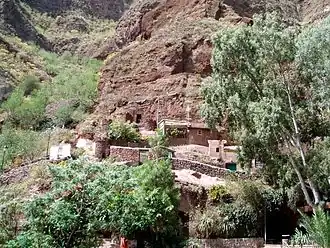 Bermeja cave, a group of houses and cave-houses