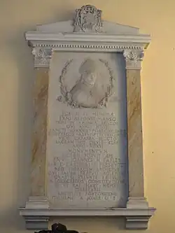 Memorial plaque at Cathedral of San Juan, Puerto Rico