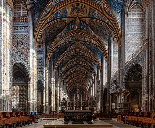 Painted in the nave
