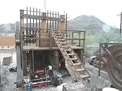 Different view of the Golden Reef Stamp Mill.